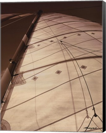 Framed Windward Sail I Print