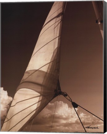 Framed Windward Sail II Print