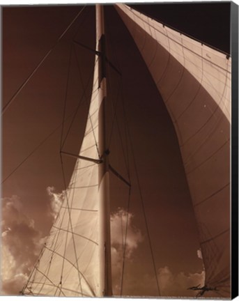 Framed Windward Sail IV Print