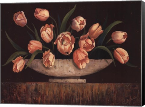 Framed Elegant Tulips - mini Print