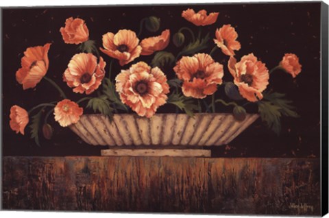 Framed Elegant Poppies Print