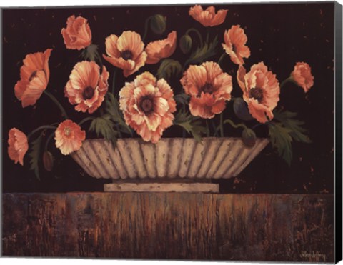 Framed Elegant Poppies - mini Print