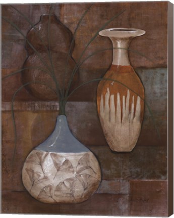 Framed Persian Pot I Print