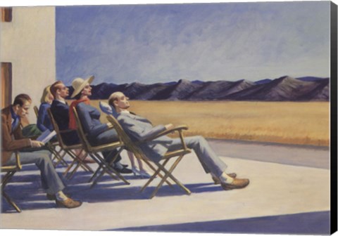 Framed People in the Sun Print