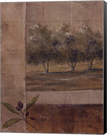 Framed Olive Groves I Print