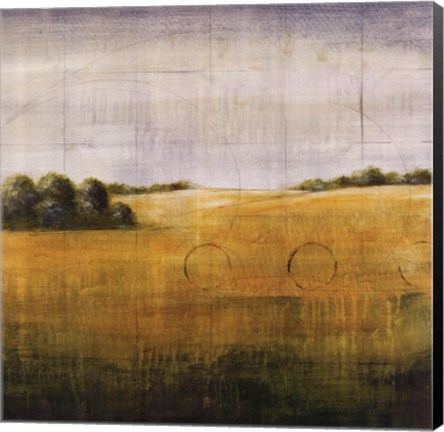 Framed Earth Meets Sky I Print