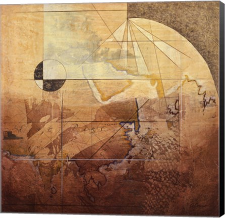 Framed Map Adventures II Print