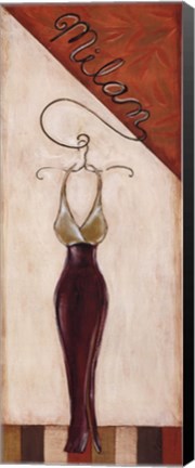 Framed Milan Fashion Print