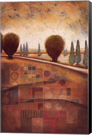 Framed Quilted Landscape II Print