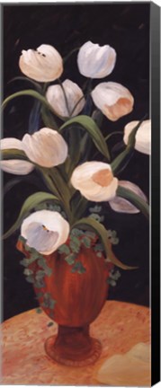 Framed Tulips by Night - mini Print