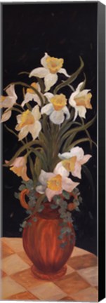 Framed Daffodils at Dark Print