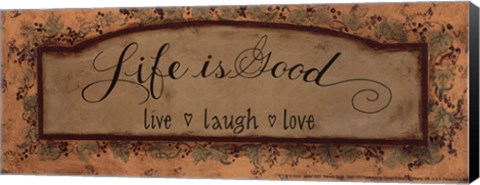 Framed Life is Good - petite Print