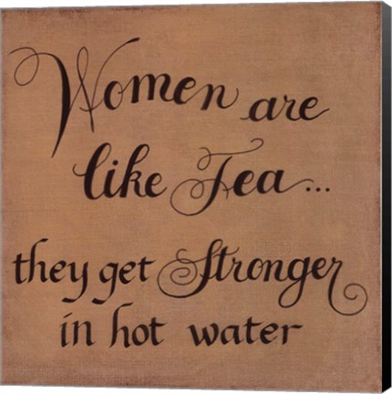 Framed Women are Like Print