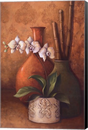 Framed Modern Orchid II Print