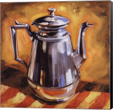 Framed Tea Pot I Print