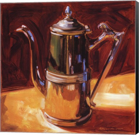 Framed Tea Pot IV Print