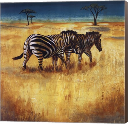 Framed On the Plains II Print