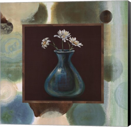 Framed Daisies II Print