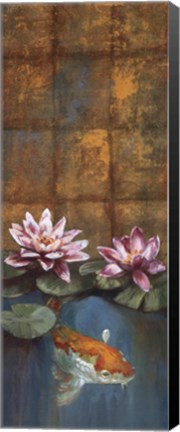 Framed Golden Koi I - mini Print