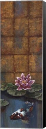 Framed Golden Koi II Print