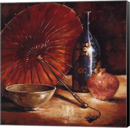 Framed Asian Still Life I Print