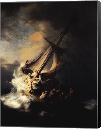 Framed Storm on the Sea of Galilee Print