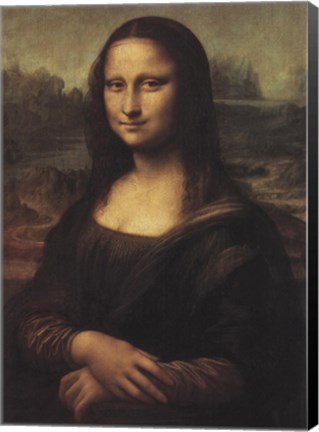 Framed Mona Lisa, c.1507 Print