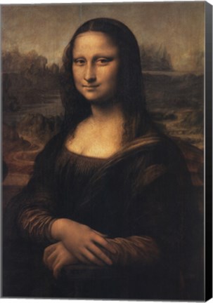 Framed Mona Lisa, c.1507 Print