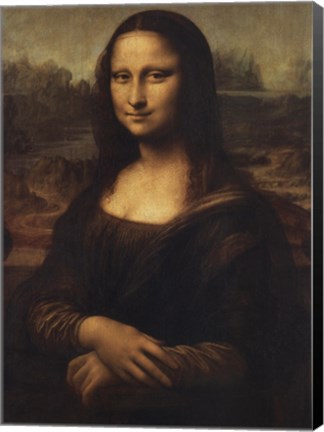 Framed Mona Lisa, c.1507 Print