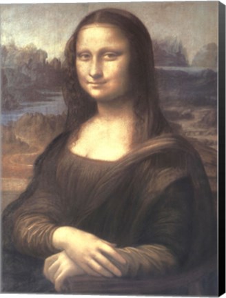 Framed Mona Lisa, c.1507 Print
