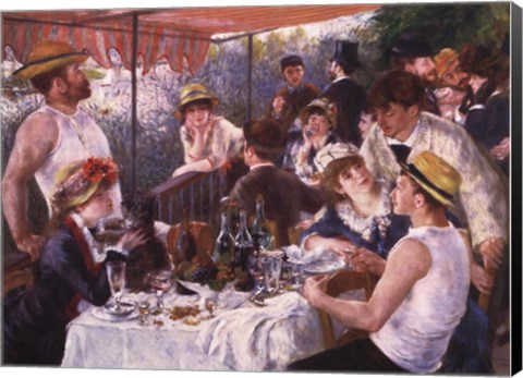 Framed Luncheon of the Boating Party, c.1881 Print