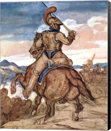 Framed Mounted Officer Print