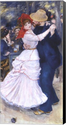 Framed Dance at Bougival Print