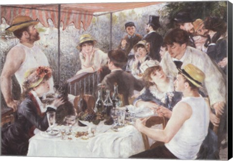 Framed Luncheon of the Boating Party, c.1881 Print