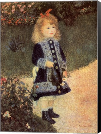 Framed Fille a l'Arrosoir Print