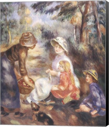 Framed Apple Seller Print