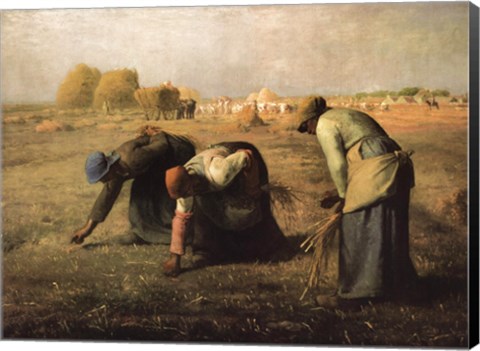 Framed Gleaners 1857 Print