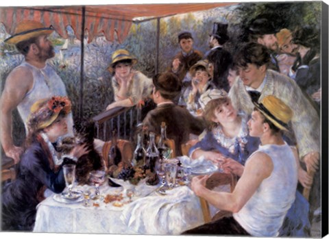 Framed Le Dejeuner des Canotiers Print