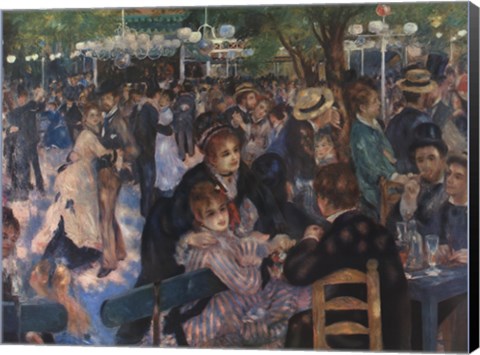 Framed Le Moulin de la Galette a Montmartre Print