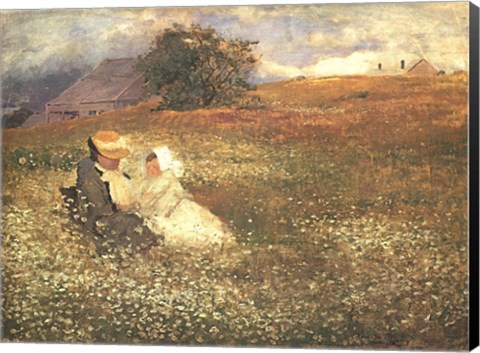 Framed At Irvington on Hudson Print