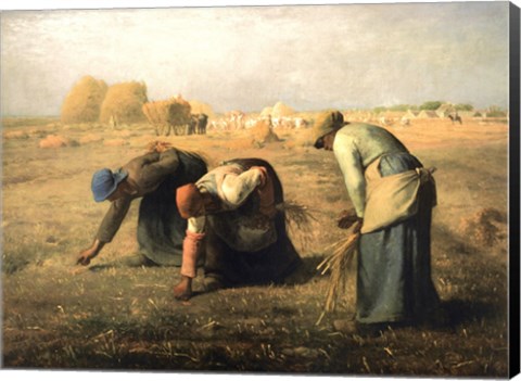Framed Gleaners 1857 Print
