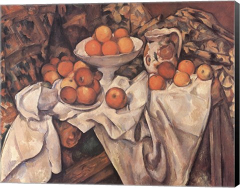 Framed Apples and Oranges, c.1895 Print