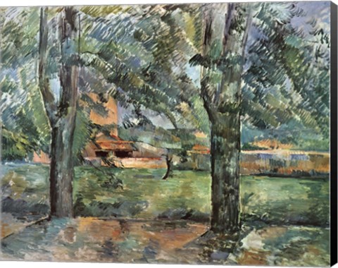 Framed Field at Jas De Bouffan Print