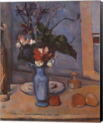 Framed Blue Vase Print