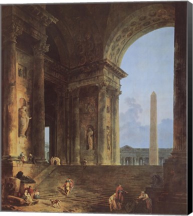 Framed Obelisk, 1787 Print