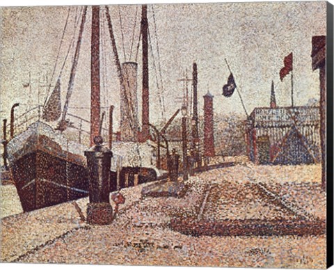 Framed Maria At Honfleur Print