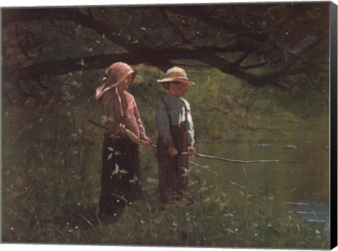 Framed Fishin' Print