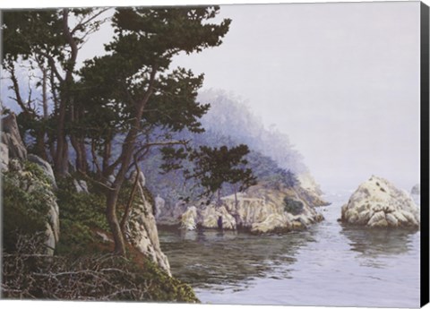 Framed Whaler's Cove Morning Fog Print