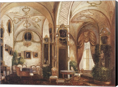 Framed Prince Andrey's Drawing Room Print
