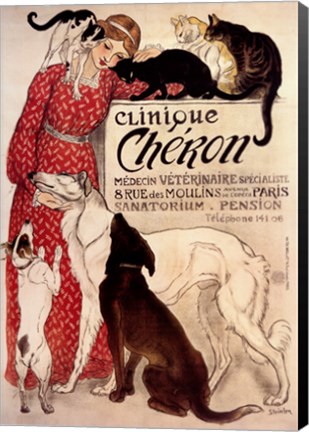 Framed Clinique Cheron Print